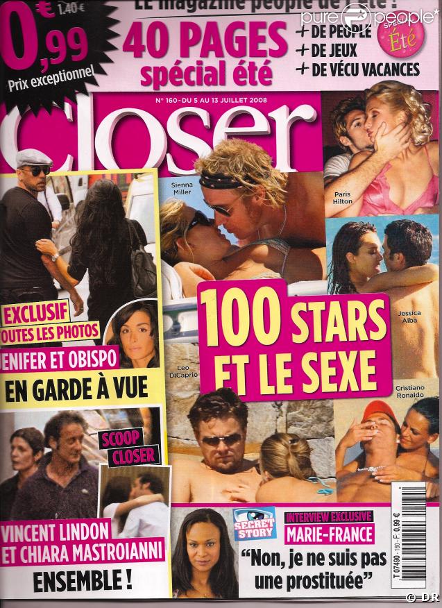 Couverture Closer du samedi 5/07