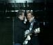 EXCLU : Johnny Hallyday rejoint par Eddy Mitchell en concert au Stade de France, le 16 juin 2012.