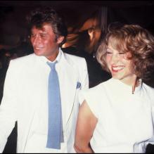 Nathalie Baye et Johnny Hallyday à Paris, le 22 juin 1984.
