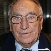 Jean-Pierre Escalettes lors de l'inauguration de la tribune de presse du Stade de France qui portera désormais le nom de Thierry Roland, le 6 février 2013