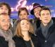 Marc Lavoine, Calogero, Elsa Fourlon, Karen Bruno et Philippe Uminski  arrivent à l'enregistrement de l'émission  Champs Élysées  au studio Gabriel à Paris le 7 février 2013.