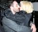Rose McGowan et son chéri Davey Detail amoureux devant le Madeo Restaurant à West Hollywood, le 9 février 2013.