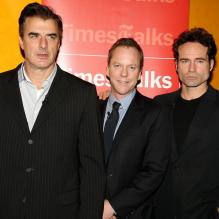 Chris Noth, Kiefer Sutherland et Jason Patric à New York, le 18 janvier 2011.