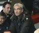 Raymond Domenech lors du match entre le Paris Saint-Germain et l'Olympique de Marseille (2-0) au Parc des Princes à Paris le 24 février 2013