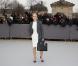 Mélanie Laurent arrive au défilé Dior à Paris le 1er mars 2013