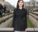 Défilé Dior à Paris le 1er mars 2013. La comédienne Marion Cotillard arrive pour le show.