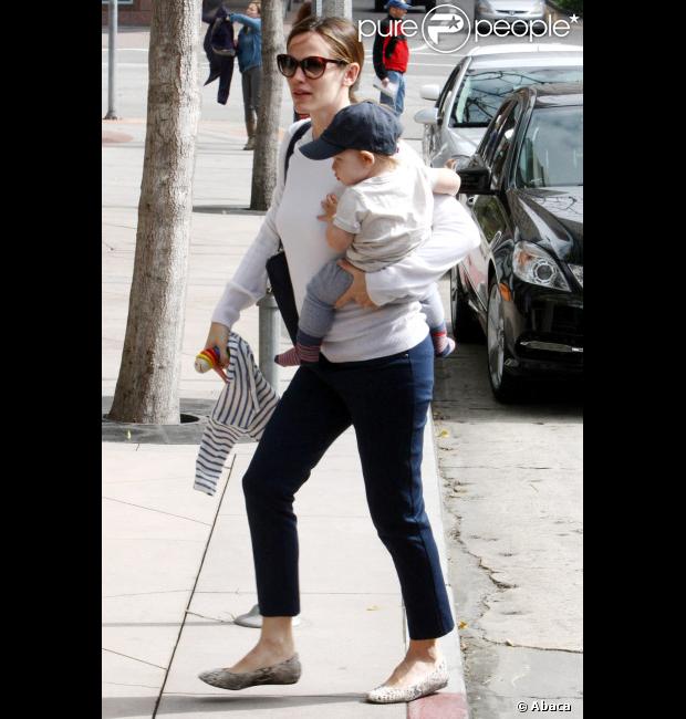 La jolie Jennifer Garner et son fils Samuel le 5 mars 2013 à Los Angeles