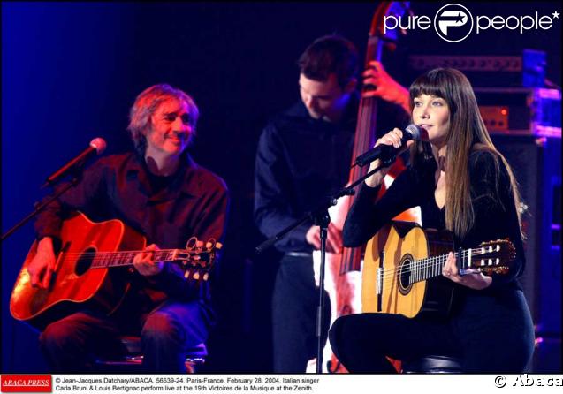 Carla Bruni et Louis Bertignac, du temps où ça frôlait !
