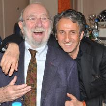 Jean-Pierre Marielle et Richard Anconina lors du festival 2 cinéma de Valenciennes, le 23 mars 2013.