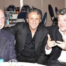 Jean-Pierre Marielle, Richard Anconina et Jean-Louis Borloo lors du festival 2 cinéma de Valenciennes, le 23 mars 2013.