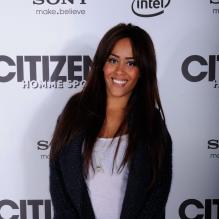 Amel Bent à la soirée de lancement du magazine Citizen K Homme Sport au Titty Twister à Paris, le 28 mars 2013.