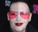 Marilyn Manson lors de l'avant-première de Spring Breakers à Los Angeles, le 14 mars 2013.