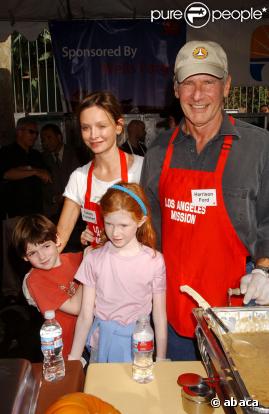 Harrison Ford et Calista Flochkart 