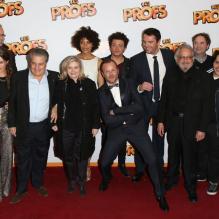 L'équipe au complet à la première du film Les Profs au Grand Rex, Paris, le 9 avril 2013.