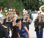 Nicolas Sarkozy et carla avaient invité leurs hôtes pour un diner au Petit Palais