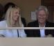 Björn Borg et sa femme Patricia Ostfeldt au tournoi de Monte-Carlo le 18 avril 2013.