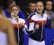 Les filles de l'équipe de France à Besançon le 21 avril 2013 dans son match victorieux pour le maintien en 2e division face au Kazakhstan