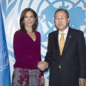 Princesse Mary : Charmante visite express à l'ONU et son mobilier danois