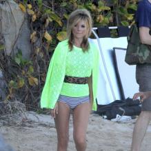 <p>Kate Moss sur le shooting du Vogue UK à Saint Barthélémy en décembre 2012</p>
<p>Photo exclusive</p>
