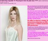 Eve Angeli s\'exprime sur son blog