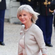 Elisabeth Guigou lors d'un dîner d'Etat à l'Elysee en l'honneur du président polonais Bronislaw Komorowski, le 7 mai 2013.