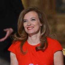 La Première dame Valérie Trierweiler lors d'un dîner d'Etat à l'Elysee en l'honneur du président polonais Bronislaw Komorowski, le 7 mai 2013.
