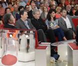 Michel Drucker, François Morel, Richard Berry, Rachida Brakni et Thierry Neuvic - Enregistrement de l'émission "Vivement Dimanche" consacrée à François Morel le 7 mai 2013 à Paris. Diffusion le 12 mai 2013 sur France 2.
