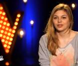 Louane, dans The Voice 2 sur TF1, le samedi 4 mai 2013.