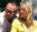Heidi Klum et Martin Kirsten assistent au match de foot de Leni, Henry et Johan dans le quartier de Brentwood. Los Angeles, le 18 mai 2013.
