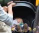 Gisele Bündchen et sa fille Vivian Brady à New York, le 17 mai 2013