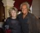 Danièle Thompson et son compagnon Albert Koski au Théâtre Edouard Vll à Paris le 3 juin 2013.