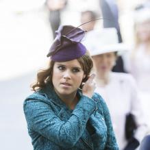 Princesse Eugenie - 60eme anniversaire du couronnement de la reine Elisabeth II d'Angleterre en l'abbaye de Westminster a Londres le 4 juin 2013.  June 4, 2013 - Members of the royal family leaving Westminster Abbey after the 60th Anniversary Of The Coronation Of Queen in London, England, UK.04/06/2013 - Londres
