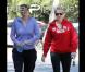 Jane Lynch et sa femme Lara Embry à Los Angeles. Le 30 mars 2013.