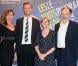 Julie Ferrier, Johan Jonason, Anna Novion et Jean-Pierre Daroussin à la soirée "Les Nuits en Or 2013, Le Panorama" organisée dans les locaux de l'UNESCO à Paris, le 17 juin 2013.