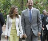 Letizia d'Espagne : Fraîche et radieuse au bras de son prince Felipe, élégant