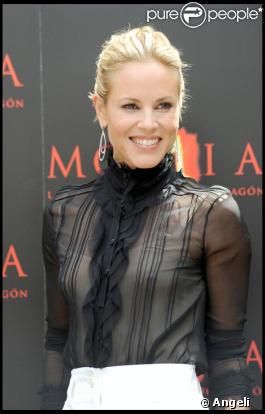Maria Bello à la Première espagnole de 'La Momie 3'