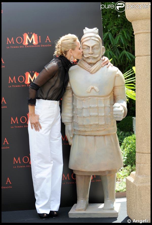 Maria Bello à la Première espagnole de 'La Momie 3'