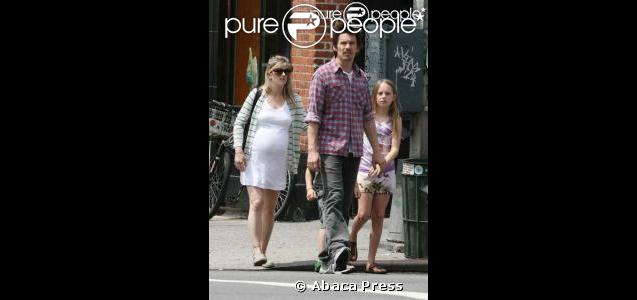 Ethan Hawke en compagnie de sa femme Ryan Shawhughes et de sa fille Maya