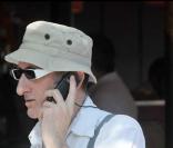 Jean-François Dérec, incognito, dans les rues de Paris, le 23/07/08