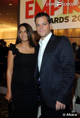 Matt Damon et Luciana attendent une deuxième fille !