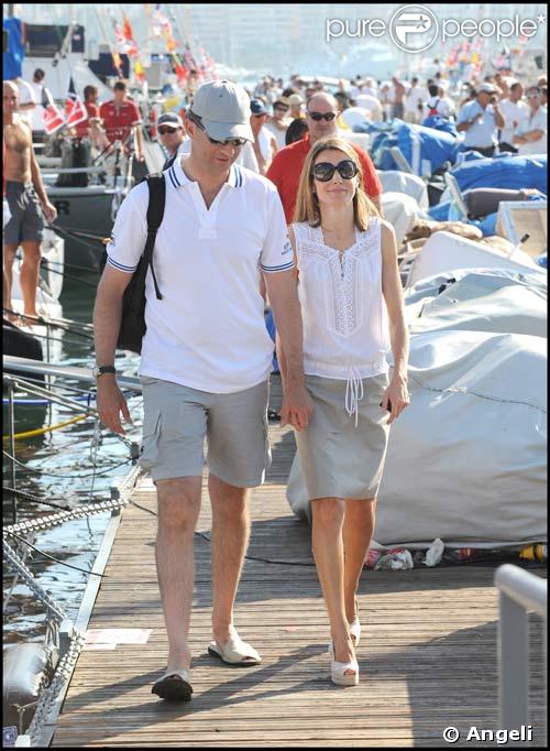 Letizia et Felipe d'Espagne à Palma de Majorque, le 28/07/08