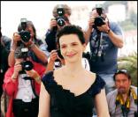 Juliette Binoche à Cannes en 2005
