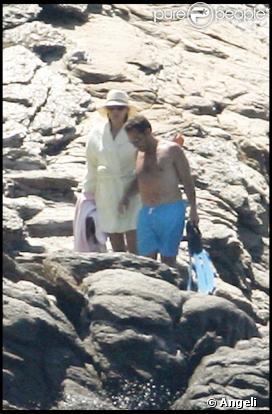 Nicolas Sarkozy en bleu