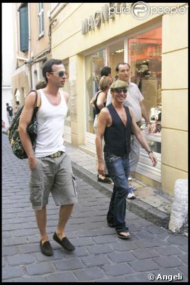 John Galliano et Alexis Roche en vacances