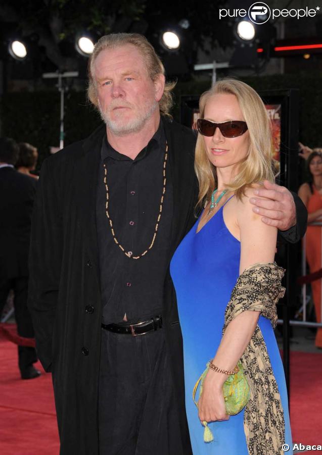 Nick Nolte et sa compagne 