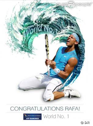 Rafael Nadal devient numéro un mondial le 18 août 2008