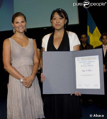 Victoria de Suède, marraine du concours international Stockholm Junior Water Prize