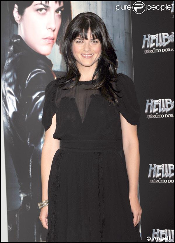 Selma Blair en promo en Espagne