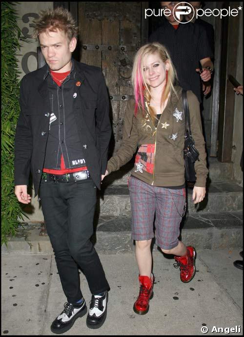 avril lavigne deryck whibley. Avril Lavigne et son mari