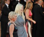 La styliste Alberta Ferretti et Claudia Schiffer